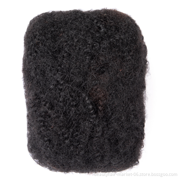 BLT drop shipping afro kinky hair bulk 100% human hair wholesale afro kinky bulk human hair natural black #1B